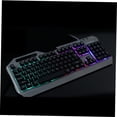 thumbnail image 3 of CRILSTYLEO Para Juegos USB Con Retroiluminación LED Multicolor Y 104 Teclas Ergonómicas Negro, 3 of 4