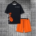 thumbnail image 3 of WILLBEST Conjunto de Traje para Hombre con Estampado de Oso para Uso Exterior E Informal. Combinación de Manga Corta y Pantalones Cortos para Verano. Ideal para Relajación y Actividades Físicas., 3 of 3