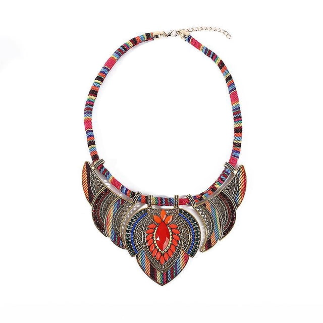 Juego de Kit de Joyas de Collar Bohemio TANGJMXG Decoraciones Boho Joyería de Mujer