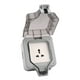 thumbnail image 1 of Toma de corriente de pared para exteriores Suministros eléctricos Interruptor de zócalo para exteriores 3 agujeros kusrkot Caja de enchufe impermeable, 1 of 7
