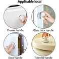 thumbnail image 5 of Adsorbente de tirador de vidrio, tirador de ventosa de 3 piezas Tiradores de inodoro Tiradores de cajón de baño Han Feliz Sencillez, 5 of 5