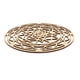 thumbnail image 4 of Escultura de pared tallada de geometría sagrada con rejilla de madera para yoga, decoración colgante de 14 cm Un 14cm, 4 of 5