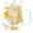 Yellow, variant on 250ml Double Wall Glass Cup, Dried Flower Insulated Clear Tea Mug with Handle, Double-Layered Heat-Resistant Design for Juice, Beverages, Water, Home, Office, Cafe(RL)