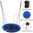 thumbnail image 7 of REDCAMP 40" Flying Saucer Swing for Kids Outdoor Indoor, Heavy Duty 500lb Round Tire Swings Tree Swing for Outside Playground and Swingset, Blue, 7 of 7