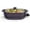 Plum, variant on Electric Ceramic Titanium Skillet, Roast, Fry and Steam, Healthy-Eco Non-stick Coating, Convenient Easy Clean Up, Glass Lid Included, 12" x 12", Copper/Black