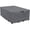 Gray, variant on 2-in-1 All-Weather Patio Furniture Cover - Oversized 126"L x 63"W Cover Fits 10-Seater Dining Tables & Sectional Sofas, Waterproof Windproof Design with Adjustable Straps