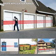 HTZSAFE Solar Wireless Driveway Alarm System- 1/2 Mile Long Transmission Range- 300 Feet Wide Sensor Range- No Wiring No Need Replace Battery- Outdoor Weatherproof DIY Security Perimeter Alert System