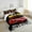 C-race Car 01, variant on Sports Car Comforter Set Twin Size,Red and Yellow Racing Car Bedding Set Teens Bedroom Decor,Black White Plaid Grid Print Quilt Set