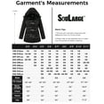 thumbnail image 6 of Soularge Women's Plus Size Jacket Winter Windproof Coat Warm Hooded Parka Black 3X, 6 of 6