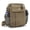 Khaki, variant on Men's Multifunctional Canvas Crossbody Bag Chest Bag Travel Carry Bag with Bottle Holder (Grey)