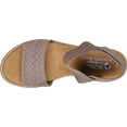 thumbnail image 3 of Skechers Women's Desert Kiss-Stretch Quarter Strap Sandal Flat, Taupe, 6.5 M US, 3 of 7