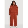 thumbnail image 3 of Womens Plus Size Fleece Collared Quarter Zip Pullover Sweatshirt, 3 of 5