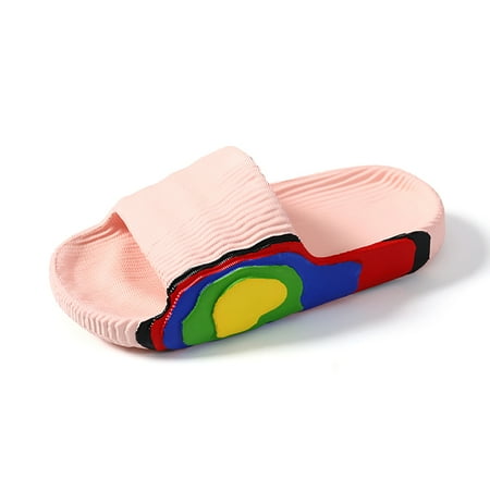 

Engtoy Little Big Kid s Sliders Slip-On Home Bathing Summer Beach Sandals