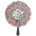 thumbnail image 3 of Northlight 8" Pre-Lit Silver Starburst Christmas Tree Topper - Multicolor Lights, 3 of 6
