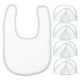 thumbnail image 1 of BRIGHTFUFU 5 PCS Cotton Baby Bibs Bibs Nitdler Baberos Baberos infantiles Baberos de alimentación de alimentación, 1 of 7