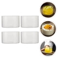 thumbnail image 3 of Yardwe Microwave Safe Glass Pudding Bowls, Transparent and Sturdy for Storage 4Pcs, 3 of 8