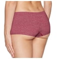 thumbnail image 2 of b.tempt'd by Wacoal Women's B. Splendid Boyshort Panty, Red Plum Heather XL NEW, 2 of 2