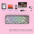 thumbnail image 3 of Tmvgtek 68 Teclas Rgb 60 Por Ciento Nkro Diy Kits De Teclado Mecánico Hotswap (Negro), 3 of 9