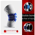 thumbnail image 1 of Funda protectora de silicona para rodillas, para fitness, correr, montar a caballo, tejida, cálida, para deportes, 1 of 5