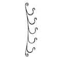 thumbnail image 3 of SEI Furniture Ancona Wall Mount Wine Rack in Wrought Iron, 3 of 7