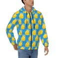 thumbnail image 4 of Zip Up Hoodies for Men - Cute Cheese Navy Long Sleeve Comfrt Men'S Fashion Hoodies & Sweatshirts, Jackets for Men Hoodies Pullover Clothing Clothes with Pouch, 4 of 5