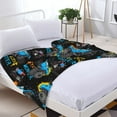thumbnail image 5 of XZYG Monster Cartoon Truck Throw Blanket Car Gift for Boys Kids Bedding Room Decor Flannel Blankets Microfiber Soft Warm for Couch Sofa Bed Livingroom Beach Travel(60*80inch), 5 of 7