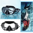 thumbnail image 4 of de buceo impermeable a prueba de Anti-nieb de buceo Negro Sunnimix Máscaras de buceo, 4 of 8