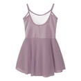 thumbnail image 2 of MSemis Kids Girls Ballet Dance Dress Gymnastics Leotard Tulle Tutu Skirt Dancewear Dusty Pink 2-3, 2 of 7