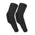 thumbnail image 3 of S SERENABLE Elbow Padeds Elbow Sleeve Shock Protection Elastic Compression Arm Sleeve Protector Gear for Baseball Cycling Football Skating L, 3 of 9