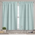 thumbnail image 2 of Ambesonne Eastern Valance & Curtain, Sea Inspired Floral, 55"x36", Sky Blue White, 2 of 6