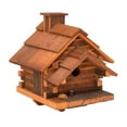thumbnail image 1 of Home Bazaar HBA-1002 Cabane en Rondins Conestoga Nichoir, Moyen - Cèdre Naturel, 1 of 1
