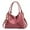 Pink, variant on SRZYMJ Large Capacity PU Leather Tote Handbag for Women Multi Pocket Cross Body Shoulder Bag Stylish Shopping Pouch