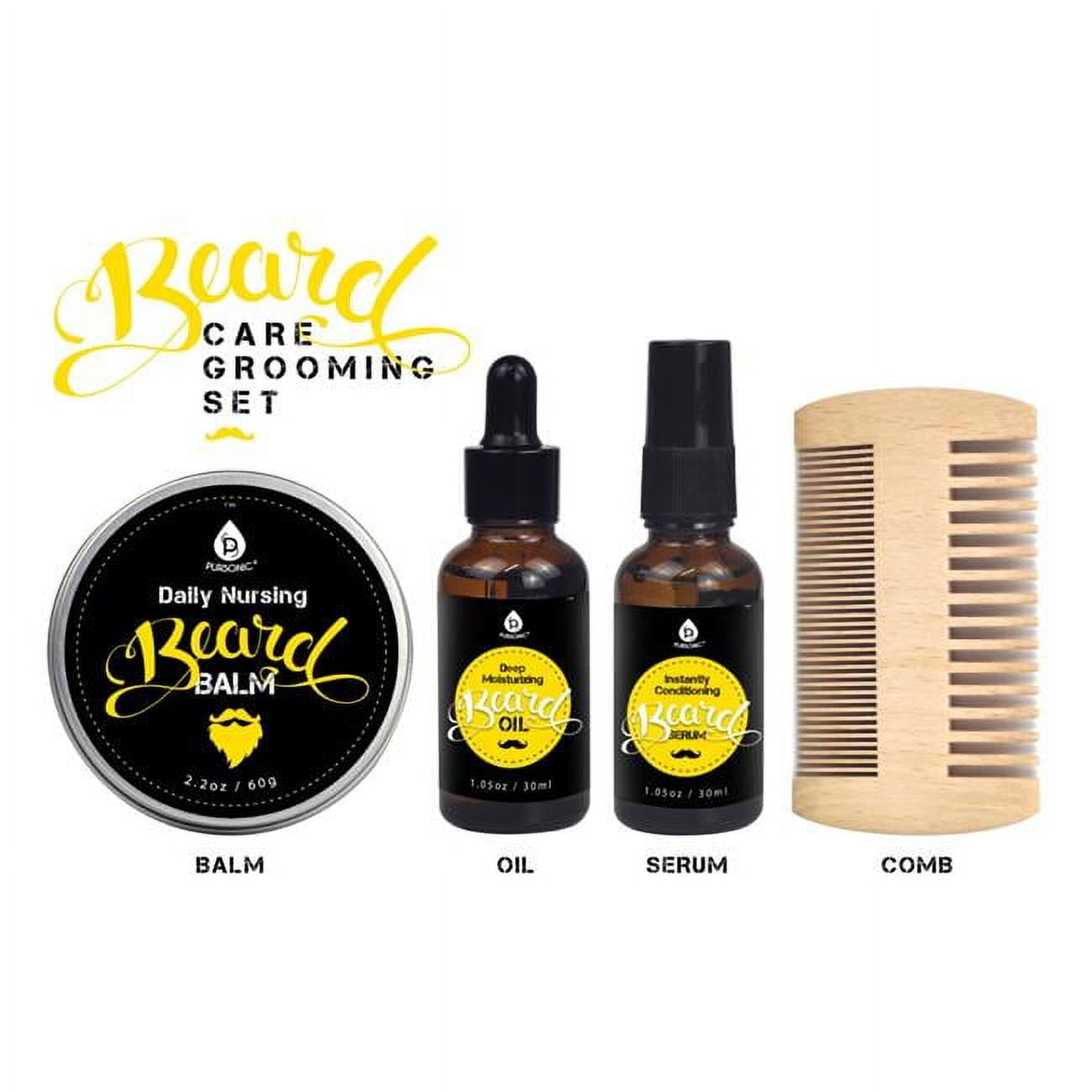 Pursonic Beard Care Grooming Kit - Black