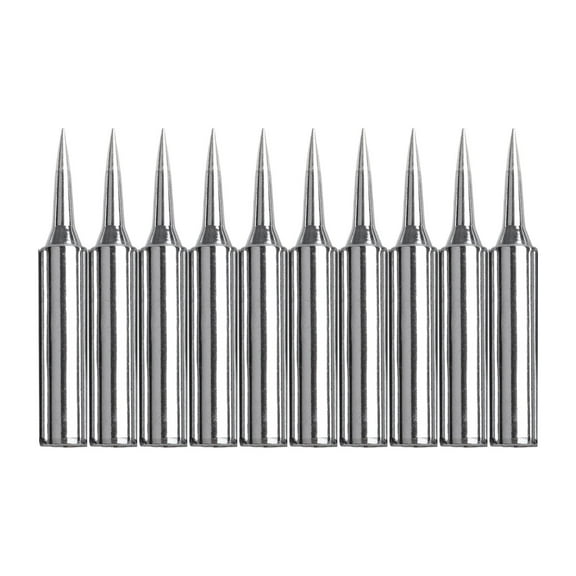 10 Pcs Soldering Iron Head Internal Heating Metal Soldering Iron Tips For 936/937/938/969/852/858/952 Soldering Station I Smile Home