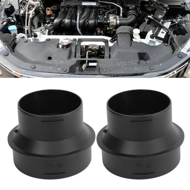 Tubo Adaptador De Calentador De Estacionamiento, Resistente Al Calor 60 A 75 Mm Fácil Instalación 1 Par Adaptador De Salida Reductor De Conductos De Calentador ABS Durable Para