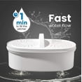 thumbnail image 4 of Waterdrop Pichet Filtrant à Eau de 10 Tasses Longue Durée, Certifié NSF, 5X Durée de Vie, Réduit le Fluor, le Chlore et Plus, Sans BPA, Bleu Classique, 4 of 8