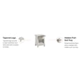 thumbnail image 4 of Homestyles Arts & Crafts Off-White Nightstand, 4 of 5