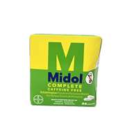 Midol Caffeine Free Caplets 24 ea (Pack of 2)