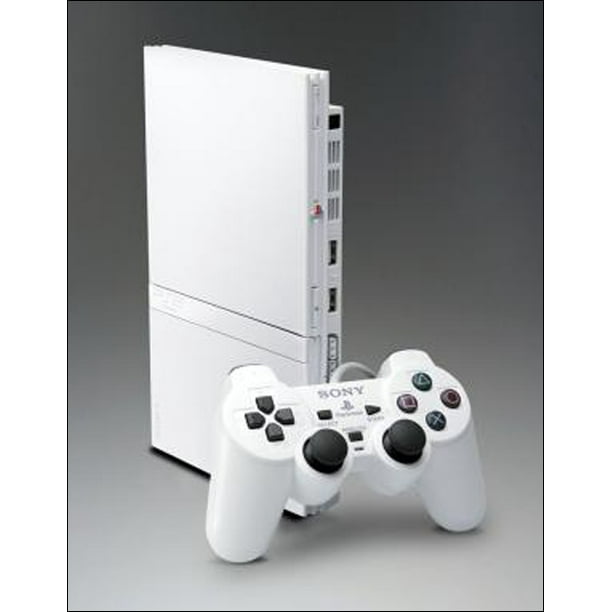 Refurbished Sony PlayStation 2 PS2 White Slim Game Console Walmart