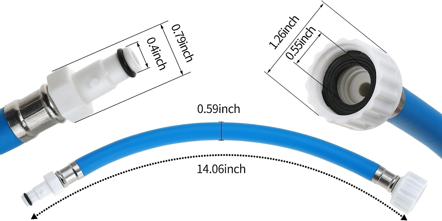 Flush Hose Adpter Kit for Yamaha Jet Boats Waverunner FX Jet Ski, FXHO, VX Deluxe, VX Wave Runner, GP1800, GP1300