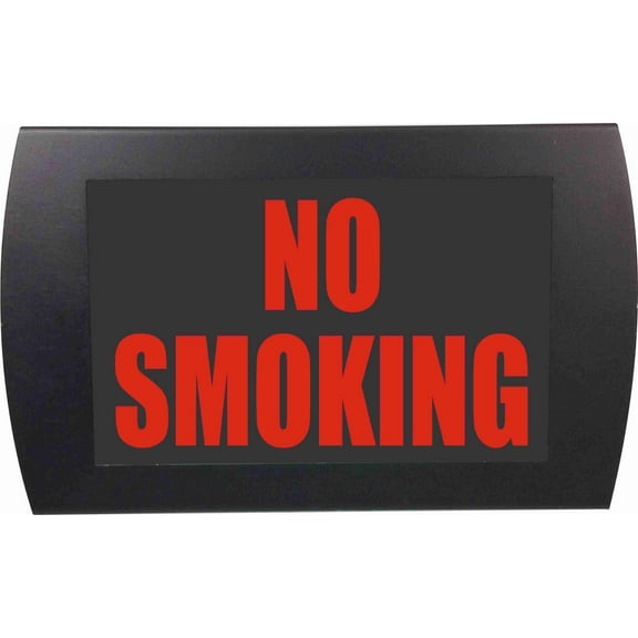 AMERICAN RECORDER - "NO SMOKING" LED Lighted Sign