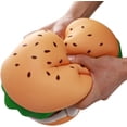 thumbnail image 3 of Juguete Squishy Hamburger Jumbo de 25 cm de crecimiento lento, 3 of 5