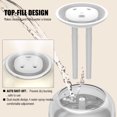 thumbnail image 4 of Los humidificadores Irfora Humidificador de niebla fría de 3 l con dos boquillas, cuatro niveles de niebla, humidificador de planta de escritorio, pantalla de alimentación, apagado automático silenci, 4 of 7