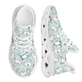thumbnail image 1 of Zapatos de enfermera Kwaii para mujer con estampado de gato de dibujos animados, suela gruesa, cómodos zapatos de punto con cordones, zapatos médicos para mascotas, nuevos, 1 of 6