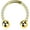 Gold-16g10mm, variant on Titanium Septum Rings G23 Septum Jewelry Nose Rings Hoop 16G Clear CZ Horseshoe Daith Earrings Helix Earrings Tragus Piercing Jewelry Body Piercing Jewelry Women Men