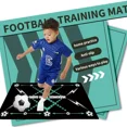 thumbnail image 2 of Esterilla de entrenamiento de fútbol antideslizante, plegable, silenciosa, para niños, ayuda para el entrenamiento de fútbol, 2 of 5