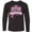 AB-Black, variant on Inktastic My Mother is a Survivor Breast Cancer Awareness Long Sleeve Youth T-Shirt