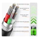 thumbnail image 3 of Cable Tipo C Usb Datos Carga Rápida 2.4a U-volt Color Negro Vcbl002, 3 of 6