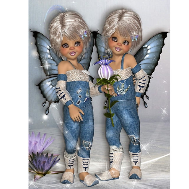 Cuadros Decorativos Chica de dibujos animados 5D diamante pintura DIY taladro redondo completo mosaico JShteea Nuevos Originales