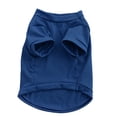 thumbnail image 4 of 1Pack Breathable Dog Shirt Summer Pet T-Shirt Lightweight Soft Puppy Clothes Comfortable Fashion Outfit For Small Medium Dogs Spring Summer Wear, Navy, M, 4 of 6
